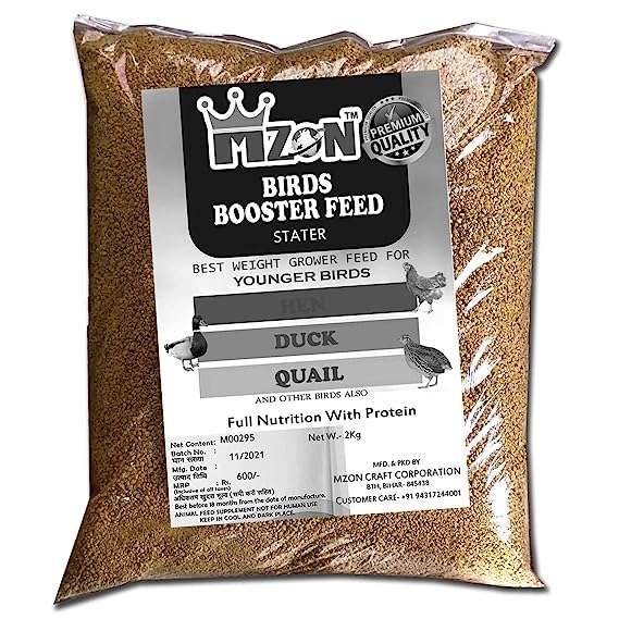 Premium Egg Grower Feed for Adult Male/Female Hen, Duck, Bater,Turkey, Goose and Other- 2 Kg