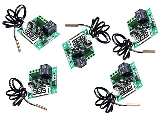 W1209 Digital Temperature Controller Thermostat (Pack of 5)