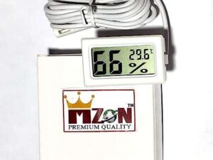 LCD DIGITAL TEMPERATURE AND HUMIDITY QUALITY SENSOR METER for Egg Incubator, Room temperature/fridges, Indoor Outdoor
