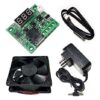 W1209 Digital Temperature Controller, 12 Volt DC 1 Amp. Adapter and 3 Inch DC Fan (3 Quality Products, It's also best for Eggs Incubator)