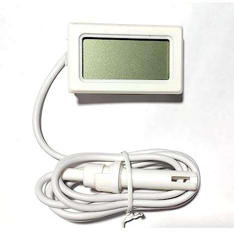 LCD DIGITAL TEMPERATURE AND HUMIDITY QUALITY SENSOR METER for Egg Incubator, Room temperature/fridges, Indoor Outdoor