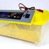 Incubators 48 Egg Incubator with 12V DC Power Plastic Body Automatic Digital Intelligent Chicken Egg Hatcher Incubator for Eggs with Low Power with Auto Turning Egg (Yellow) 15