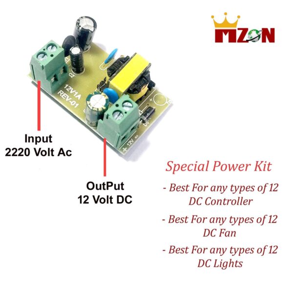 W1209 Temperature Controller and 12 Volt DC Special Adaptor