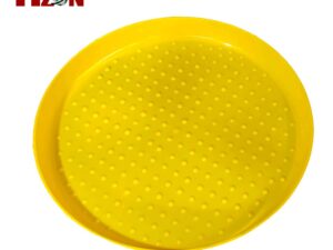 Mzon Plastic Chick Feeder Tray Round Plate Chicken Feeder-1 Units