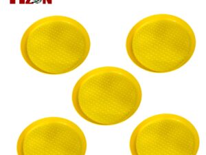 Mzon Plastic Chick Feeder Tray Round Plate Chicken Feeder (5 Units)