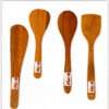 2 MZON Wooden Kitchen Utensils Set of 4 | Spatulas & Ladles | Made in India